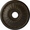 Ekena Millwork Berkshire Medallion (Canopies up to 6 3/8"), 20 1/8"OD x 3 7/8"ID x 1 7/8"P, Stone Hearth Crackle CM20BE1SHC - alternate 1